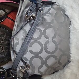 #19. Gray Coach Bag